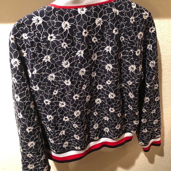 Tommy Hilfiger Lace Bomber Jacket - Picture 3 of 5
